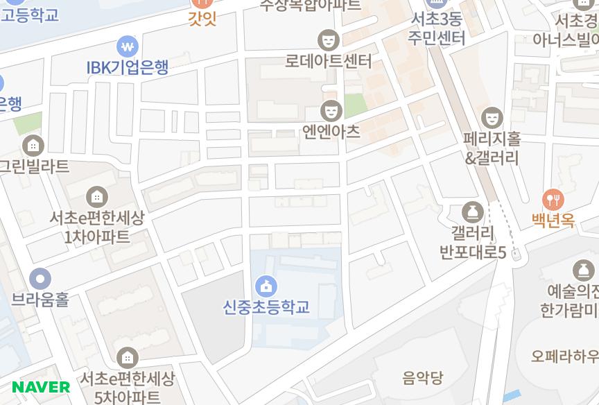서울특별시 서초구 서초동 로얄하이츠 위치·실거래 시세 지도