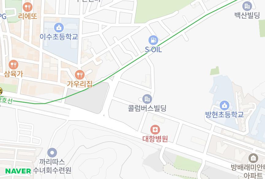 서울특별시 서초구 방배동 루이스캐슬 위치·실거래 시세 지도