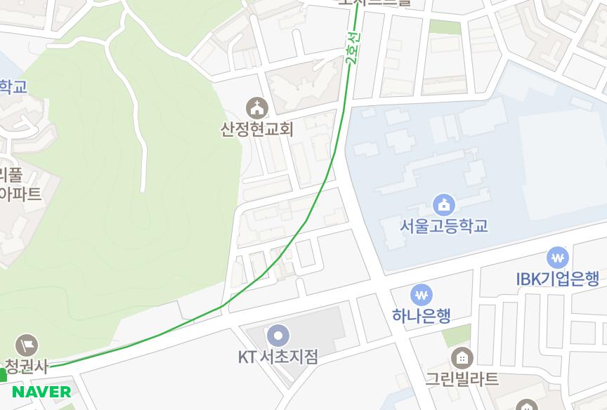 서울특별시 서초구 서초동 서초8차상지리츠빌 위치·실거래 시세 지도