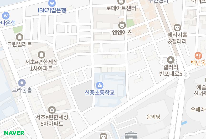 서울특별시 서초구 서초동 서초네스피아 위치·실거래 시세 지도