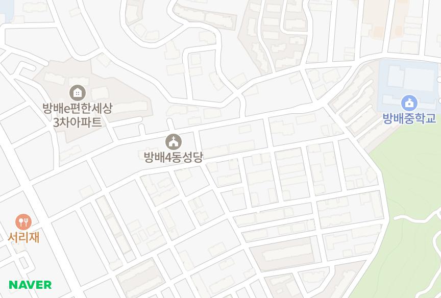 서울특별시 서초구 방배동 방배베로니스2차 위치·실거래 시세 지도