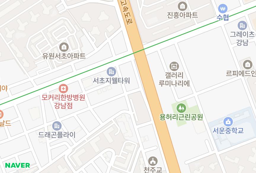서울특별시 서초구 서초동 서초동에지앙 위치·실거래 시세 지도