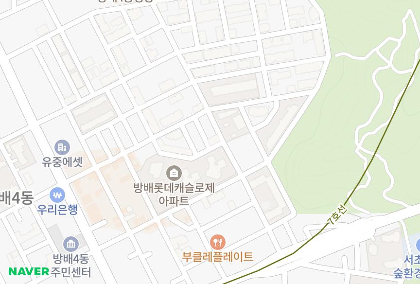 서울특별시 서초구 방배동 선영베스트 위치·실거래 시세 지도