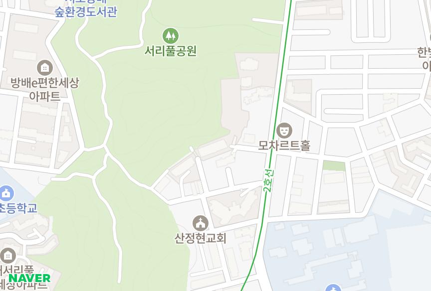 서울특별시 서초구 서초동 트라움하우스3차 위치·실거래 시세 지도