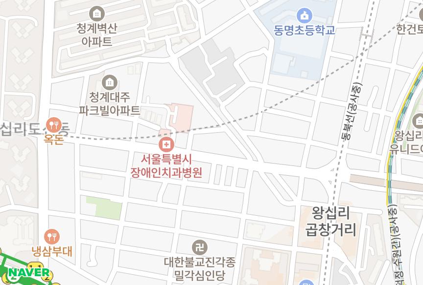 서울특별시 성동구 홍익동 홍익한신 위치·실거래 시세 지도