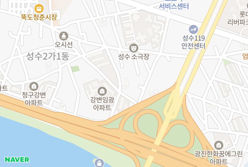 서울특별시 성동구 성수동2가 삼익 위치·실거래 시세 지도