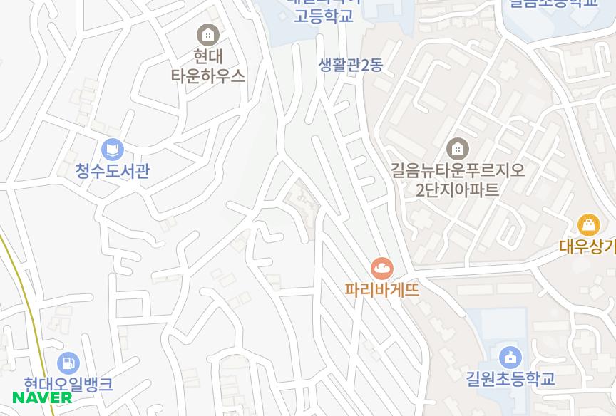 서울특별시 성북구 정릉동 청구 위치·실거래 시세 지도