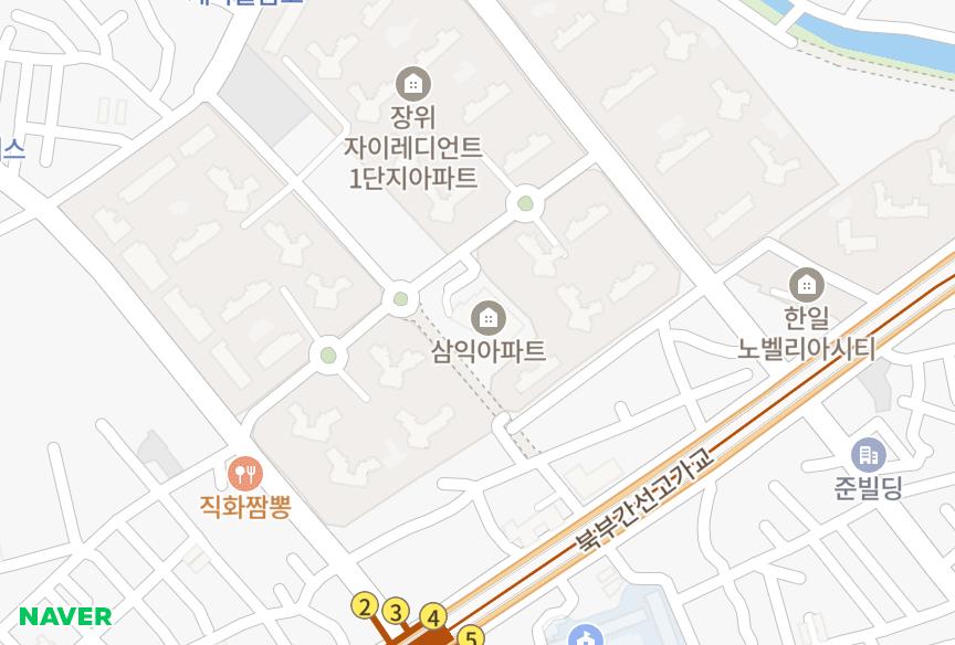 서울특별시 성북구 장위동 삼익 위치·실거래 시세 지도