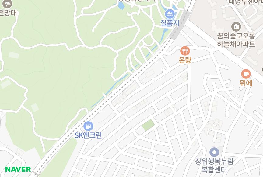 서울특별시 성북구 장위동 그린빌 위치·실거래 시세 지도