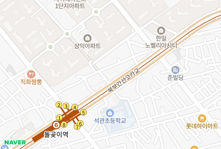 서울특별시 성북구 장위동 장위동원베네스트 위치·실거래 시세 지도