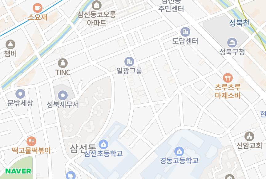 서울특별시 성북구 삼선동3가 성종그린 위치·실거래 시세 지도