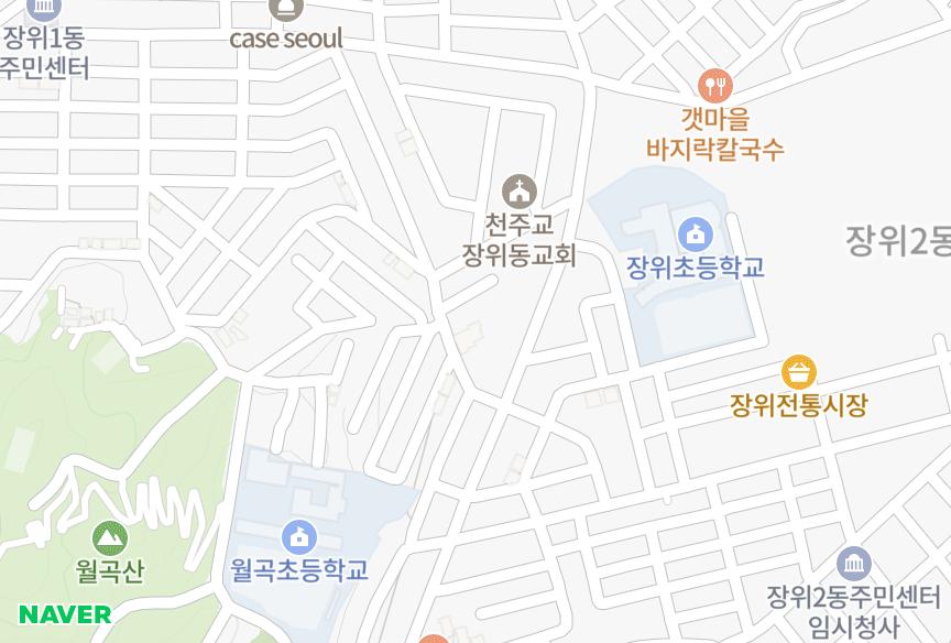 서울특별시 성북구 장위동 세영 위치·실거래 시세 지도