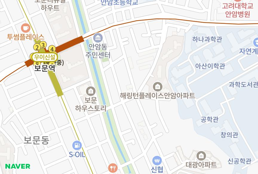 서울특별시 성북구 안암동3가 동관아트빌 위치·실거래 시세 지도