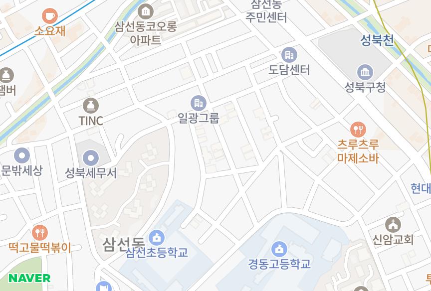 서울특별시 성북구 삼선동3가 제일 위치·실거래 시세 지도