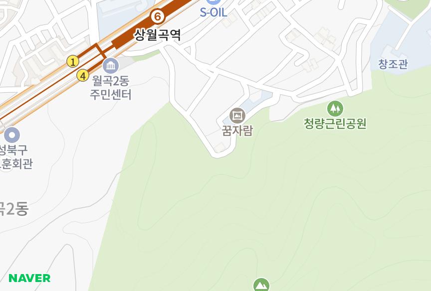 서울특별시 성북구 상월곡동 한솔 위치·실거래 시세 지도