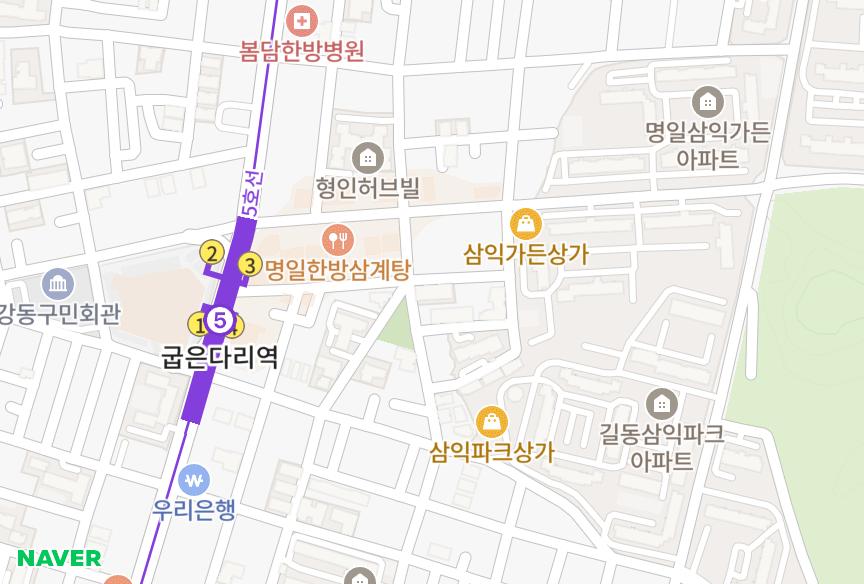 서울특별시 강동구 명일동 다성이즈빌4차 위치·실거래 시세 지도