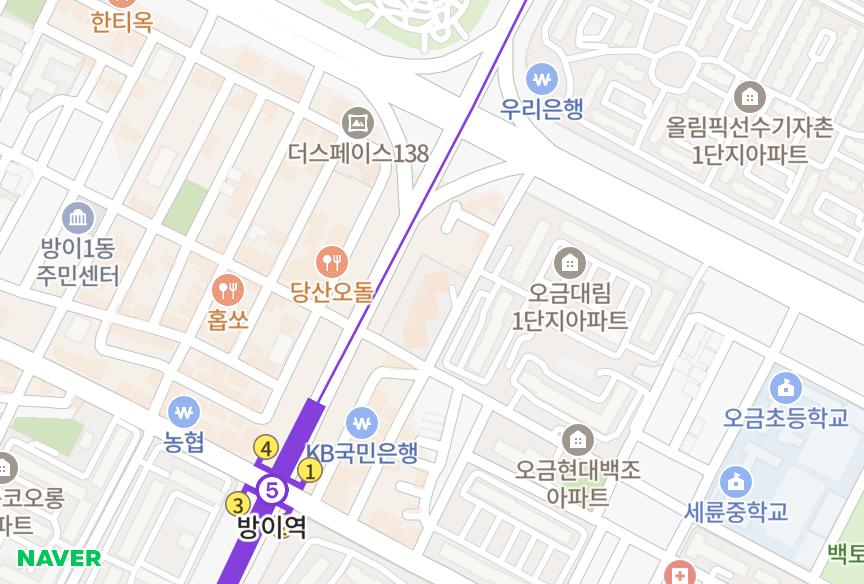 서울특별시 송파구 오금동 올림픽파크센트레빌 위치·실거래 시세 지도