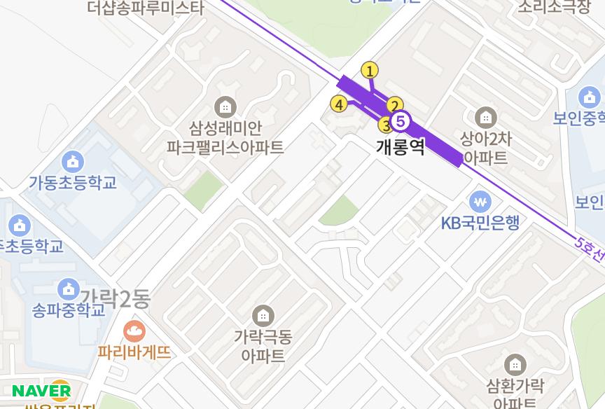 서울특별시 송파구 가락동 가락현대7차 위치·실거래 시세 지도