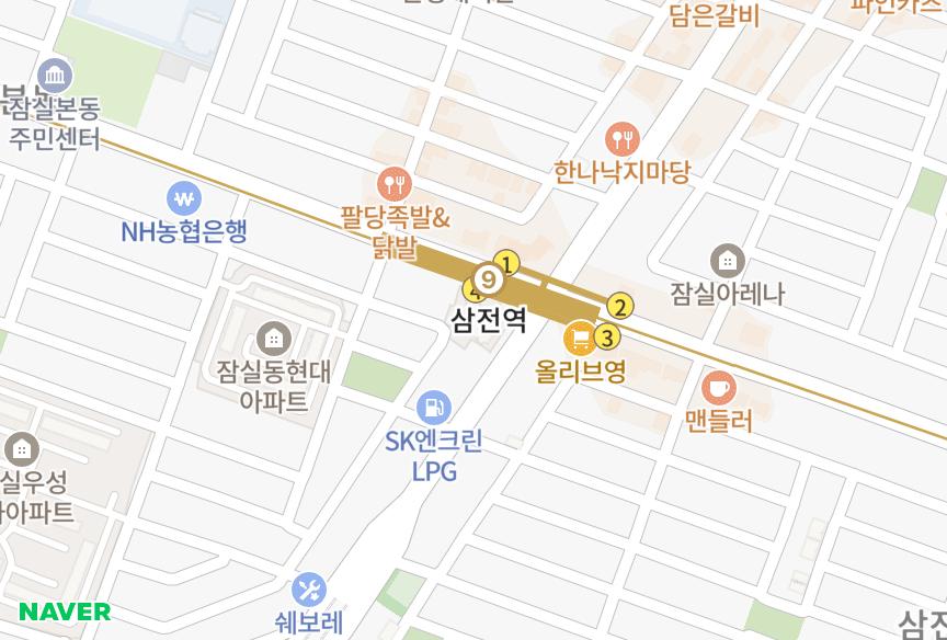 서울특별시 송파구 잠실동 잠실포스코더샵 위치·실거래 시세 지도