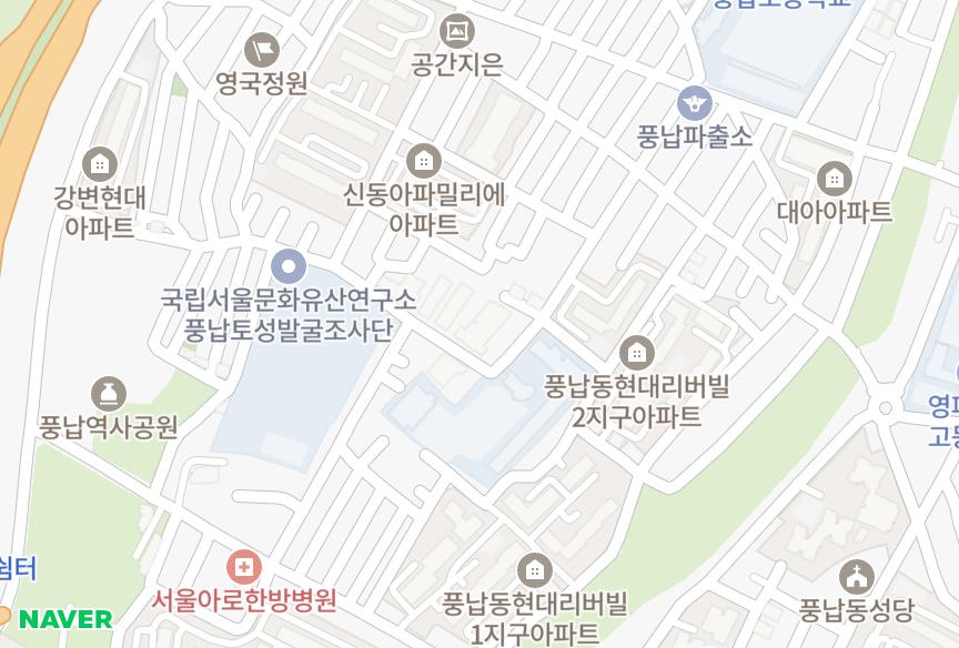 서울특별시 송파구 풍납동 미랜드퀸 위치·실거래 시세 지도