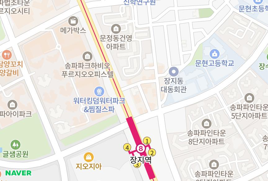 서울특별시 송파구 문정동 동부브리앙뜨1차 위치·실거래 시세 지도