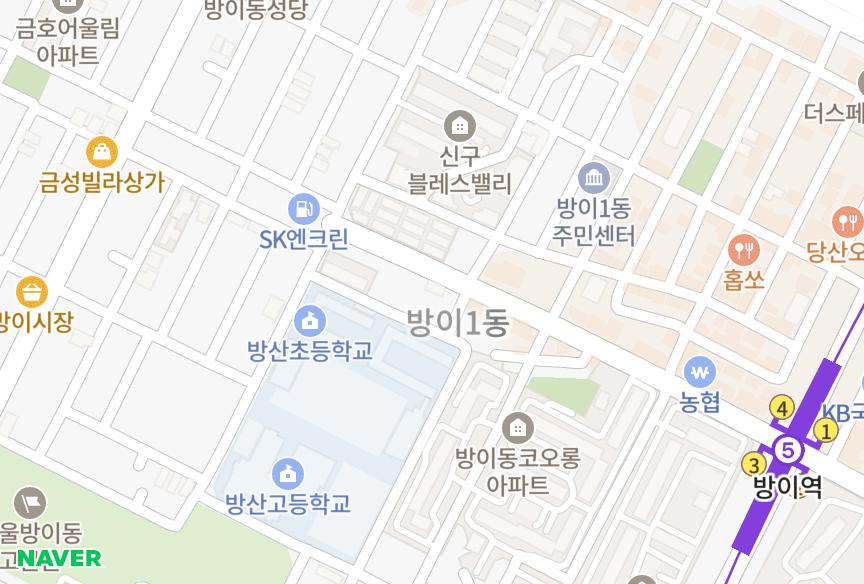 서울특별시 송파구 방이동 윈저하우스 위치·실거래 시세 지도