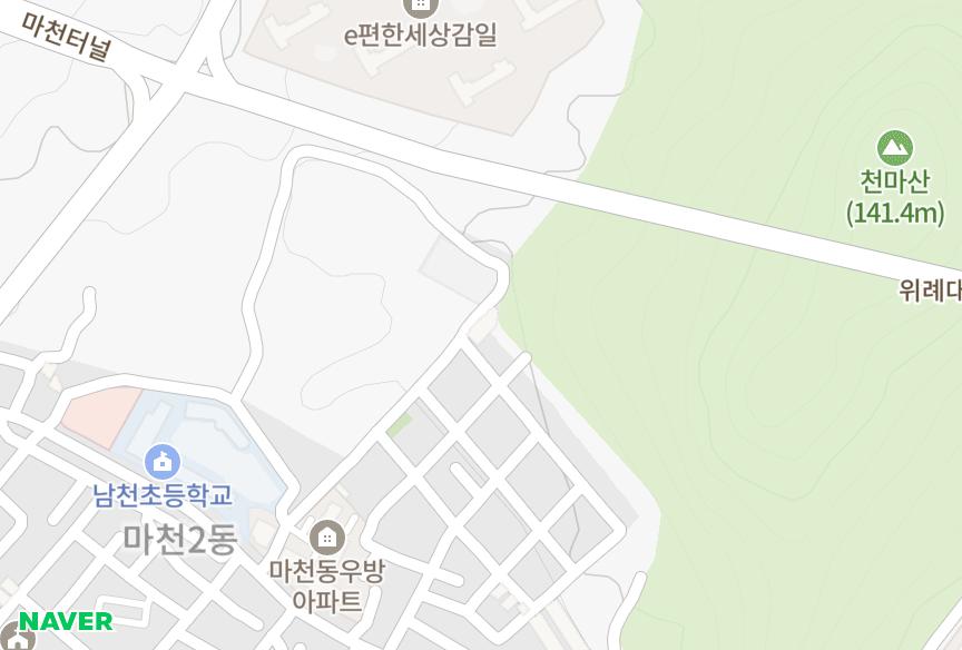서울특별시 송파구 마천동 천마그랑밸리 위치·실거래 시세 지도