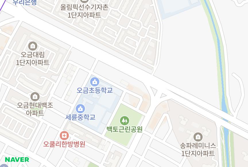 서울특별시 송파구 오금동 노블레스카운티 위치·실거래 시세 지도