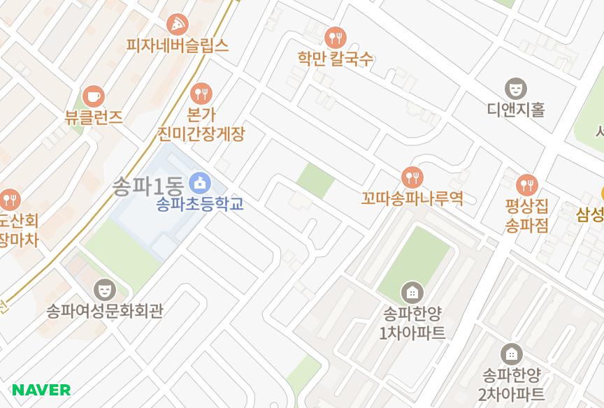 서울특별시 송파구 송파동 에스탑 위치·실거래 시세 지도