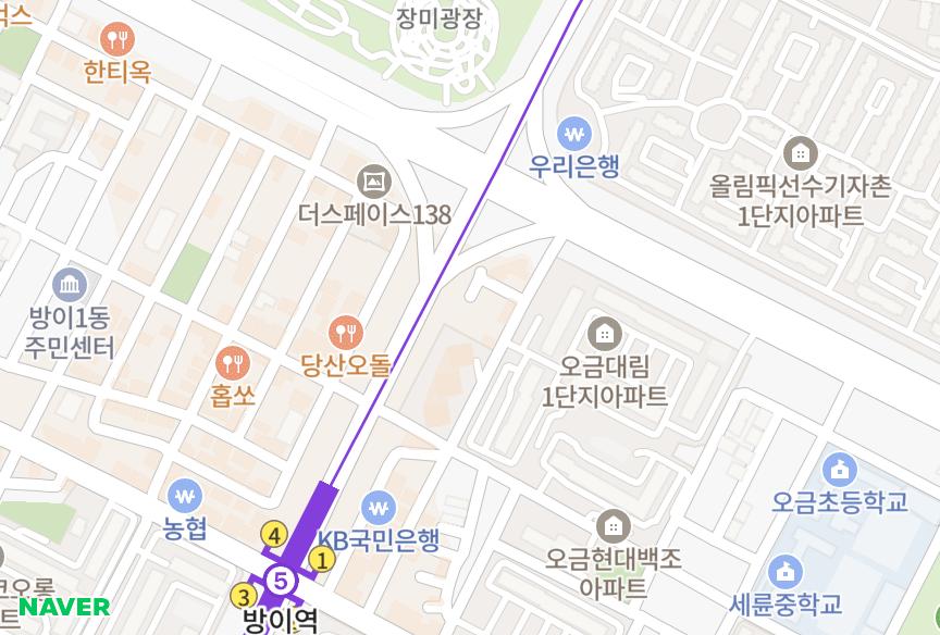 서울특별시 송파구 오금동 에스아이팰리스송파올림픽공원 위치·실거래 시세 지도