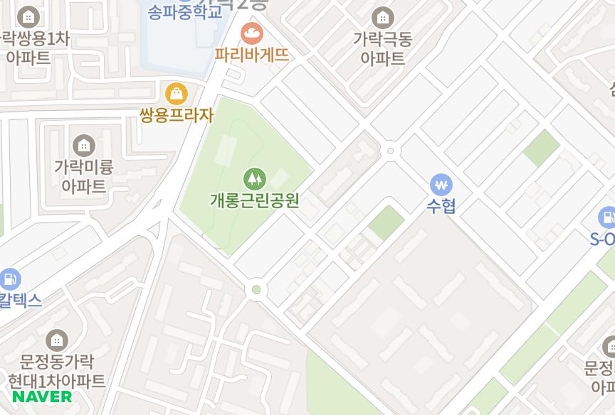 서울특별시 송파구 가락동 프라임레지던스 위치·실거래 시세 지도