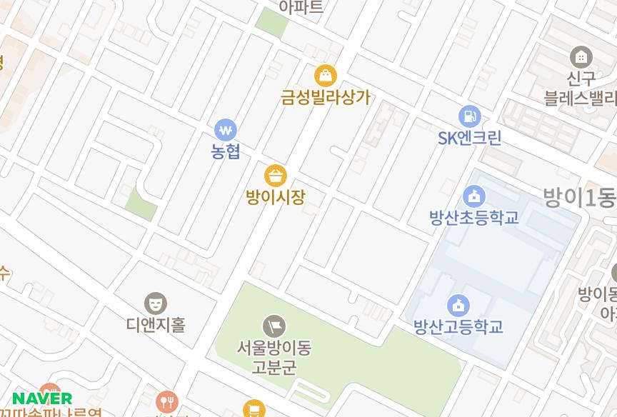 서울특별시 송파구 방이동 서림올림피아드 위치·실거래 시세 지도