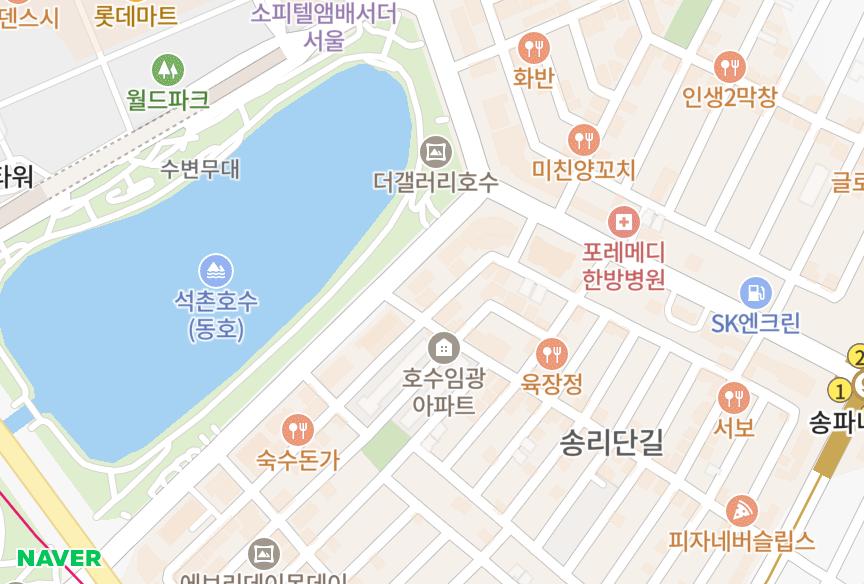 서울특별시 송파구 송파동 트윈레이크팰리스빌 위치·실거래 시세 지도