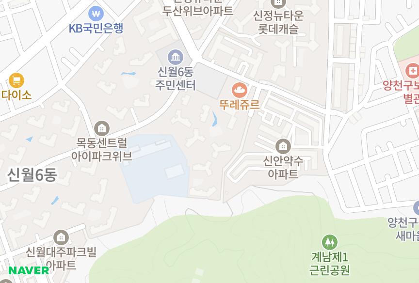 서울특별시 양천구 신월동 목동센트럴아이파크위브3단지 위치·실거래 시세 지도