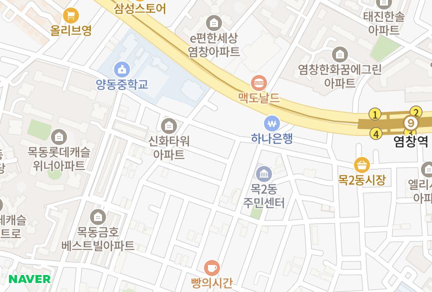 서울특별시 양천구 목동 목동에버하임 위치·실거래 시세 지도