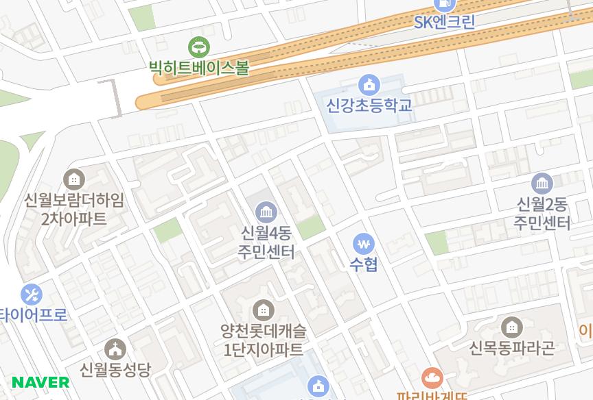서울특별시 양천구 신월동 방주아크빌 위치·실거래 시세 지도