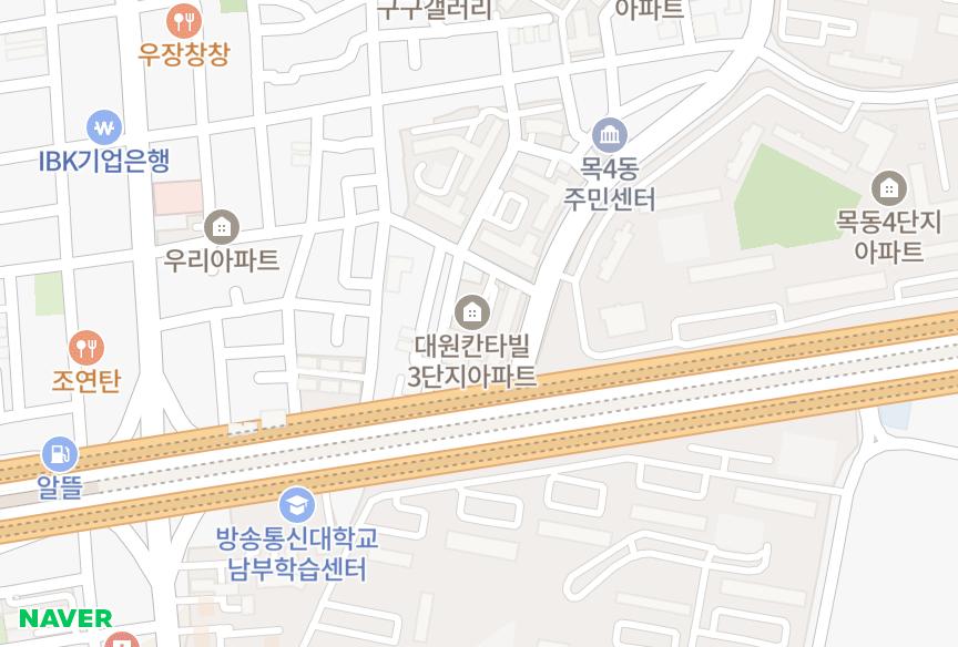 서울특별시 양천구 목동 목동대원칸타빌3단지 위치·실거래 시세 지도