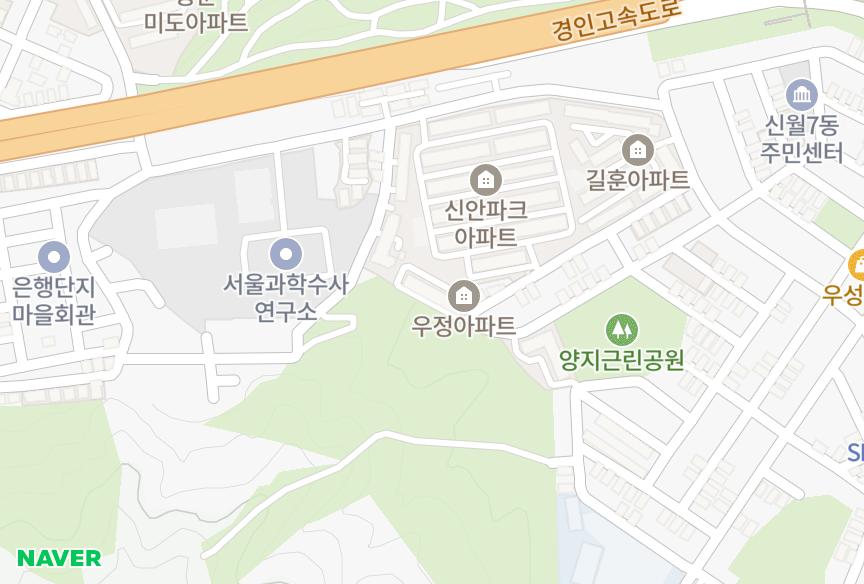 서울특별시 양천구 신월동 우정 위치·실거래 시세 지도