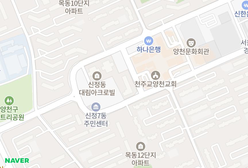 서울특별시 양천구 신정동 동문굿모닝탑 위치·실거래 시세 지도