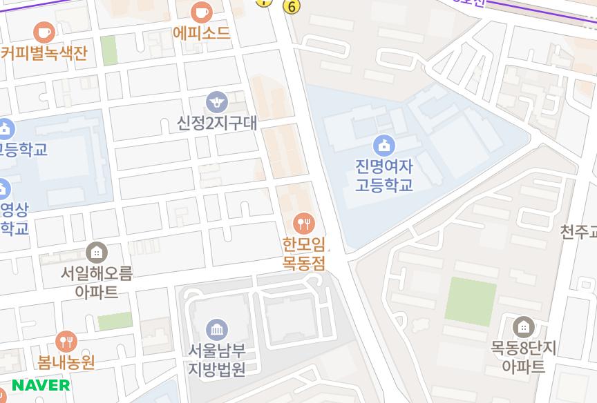 서울특별시 양천구 신정동 이스타팰리스 위치·실거래 시세 지도