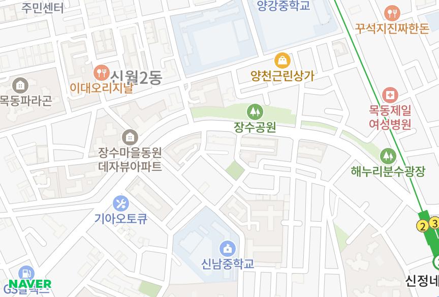 서울특별시 양천구 신정동 마이홈 위치·실거래 시세 지도