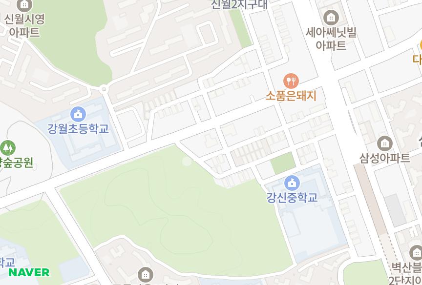 서울특별시 양천구 신월동 은일로즈힐 위치·실거래 시세 지도