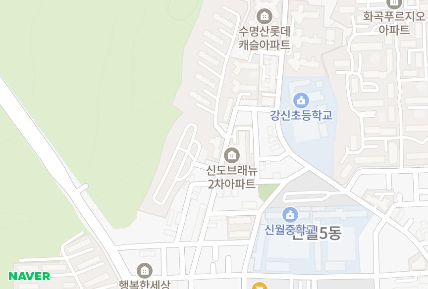 서울특별시 양천구 신월동 아름다운세상 위치·실거래 시세 지도