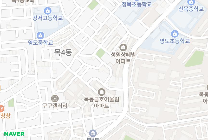 서울특별시 양천구 목동 인우 위치·실거래 시세 지도