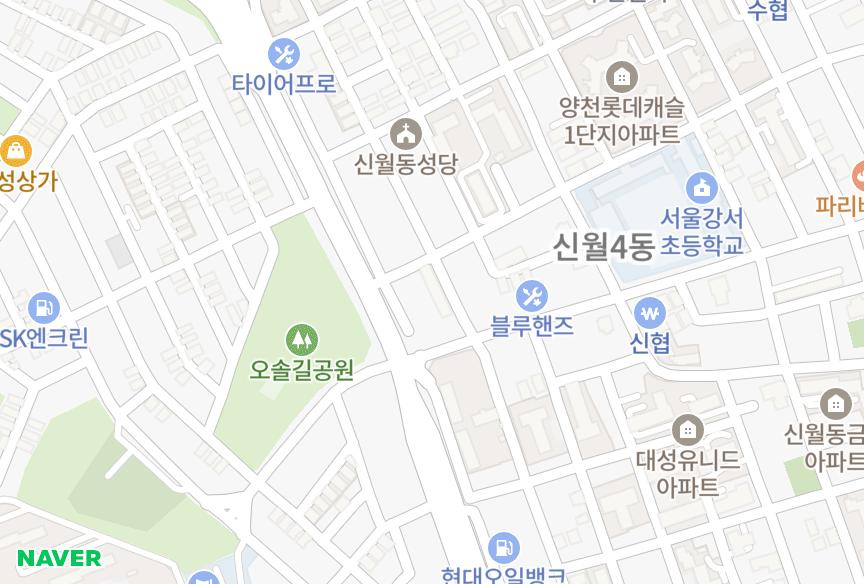 서울특별시 양천구 신월동 그린아파트빌 위치·실거래 시세 지도