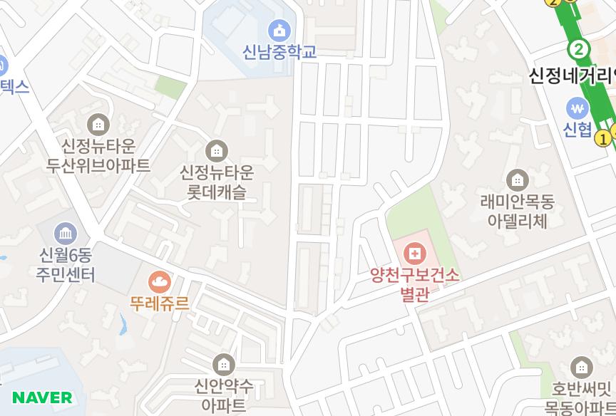 서울특별시 양천구 신정동 일진아이윌 위치·실거래 시세 지도