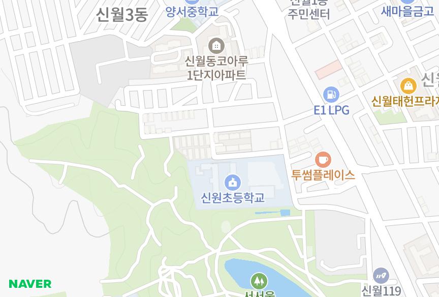 서울특별시 양천구 신월동 주함헤븐103동 위치·실거래 시세 지도