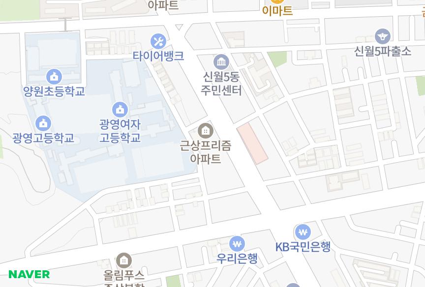 서울특별시 양천구 신월동 덕수펠리체 위치·실거래 시세 지도