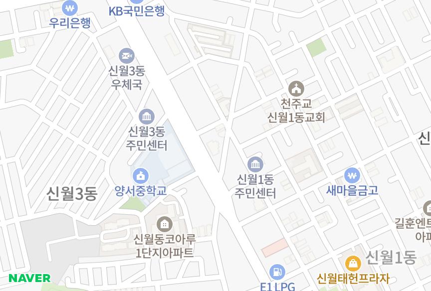서울특별시 양천구 신월동 라온미브 위치·실거래 시세 지도