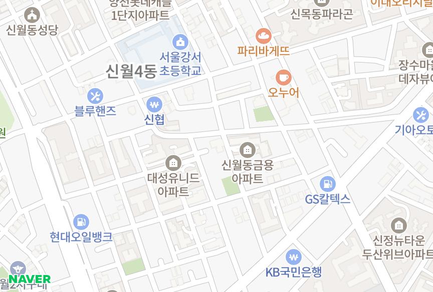 서울특별시 양천구 신월동 우창 위치·실거래 시세 지도